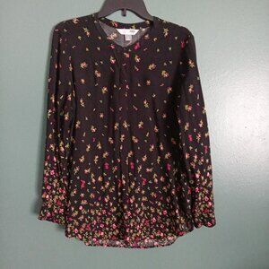 Women's floral dress shirt. Old Navy. Size L